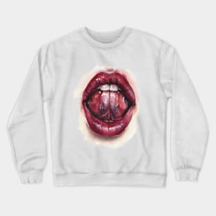 Tongue Crewneck Sweatshirt